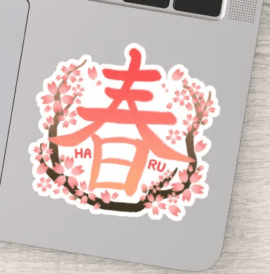 Japanese sticker Nihon spring haru